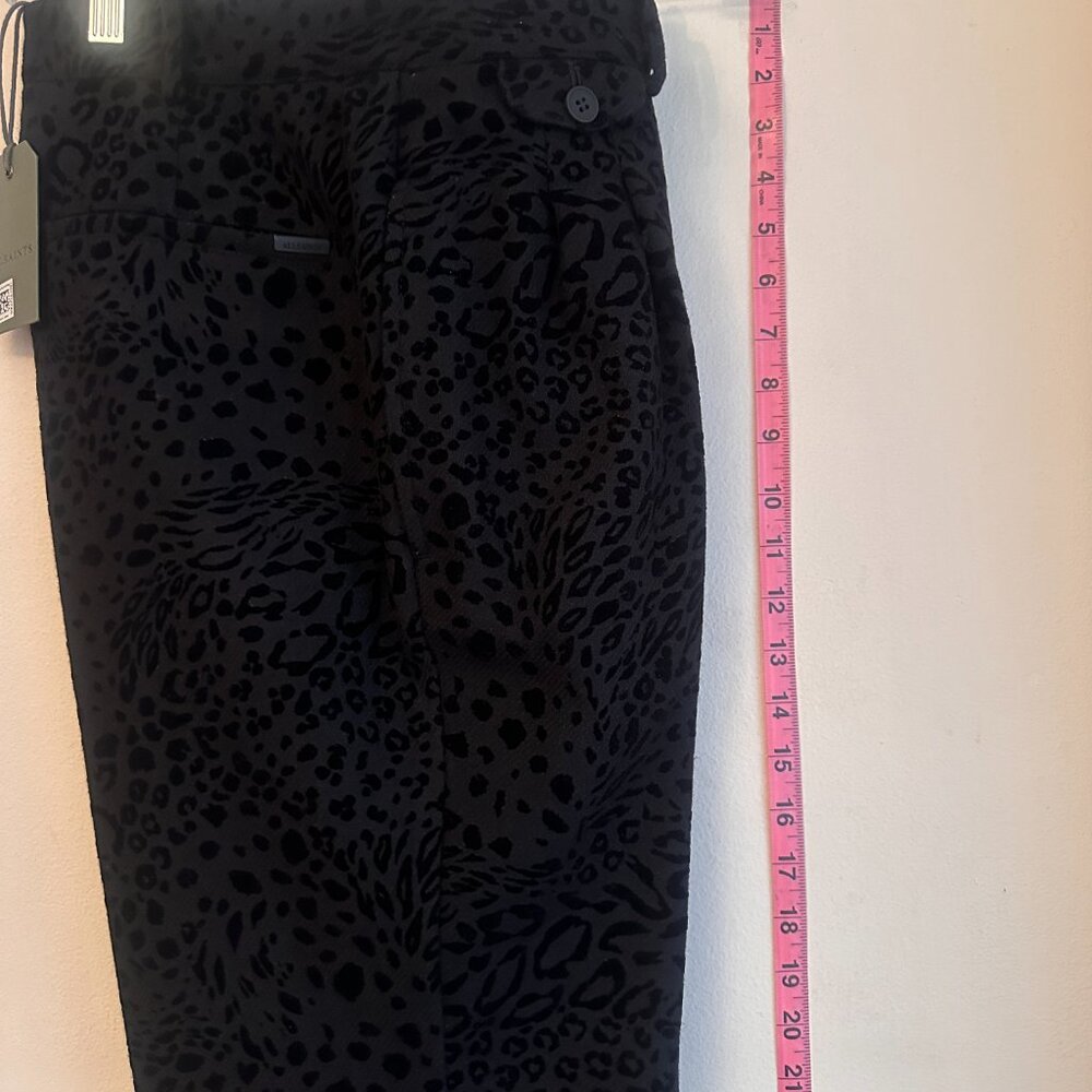 All Saints black wool blend ankle pants. Style name is Laila Leo. NWT. Size 6. - Picture 7 of 13